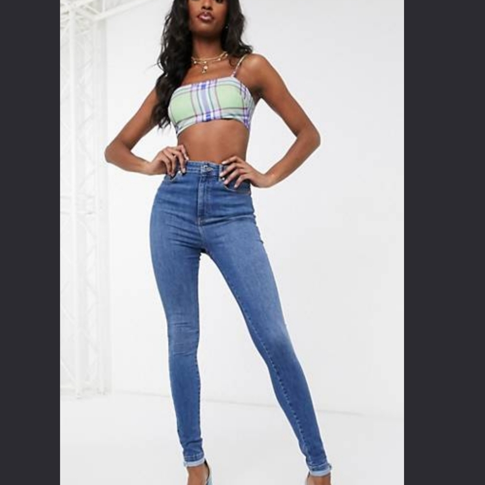 ASOS Skinny High Rise Jeans